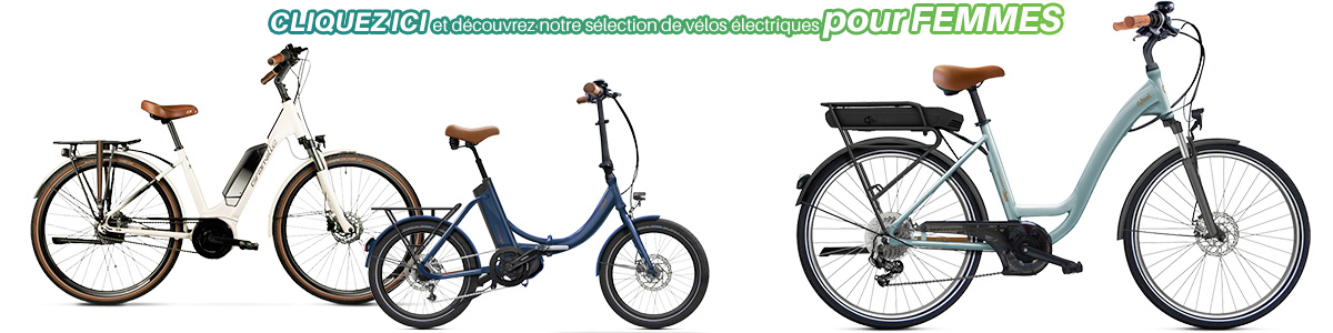 Velo assistance outlet electrique femme